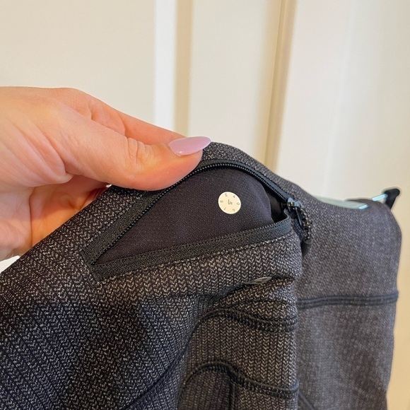 Lululemon Speed Up Tight Gray Herringbone - 4 - Picture 7 of 8